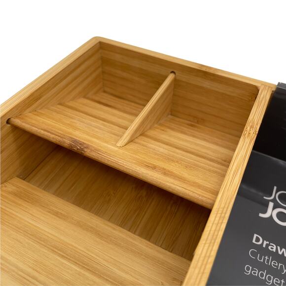 New Joseph Joseph DrawerStore Expandable Bamboo Utensil Organizer Tray 85168 - Picture 2 of 8
